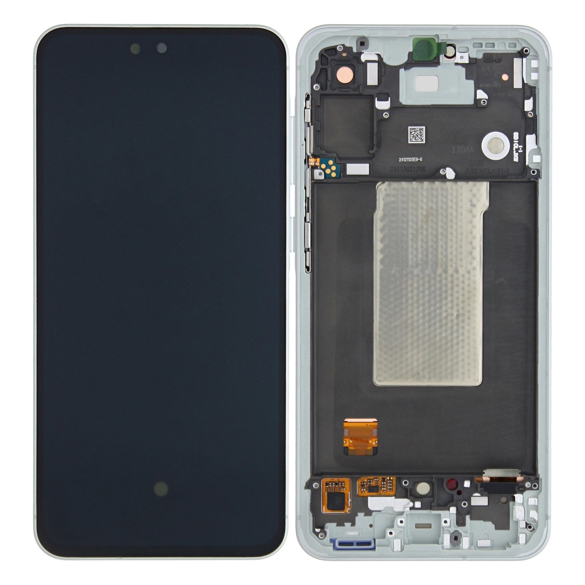 Samsung Galaxy A56 A566B Display And Digitizer With Frame Olive Pre-Assembled