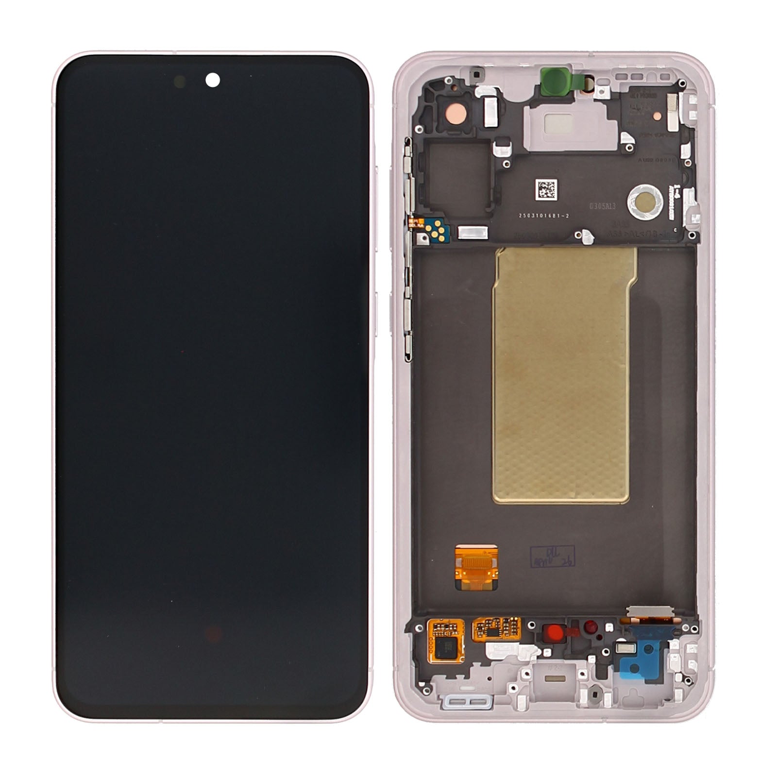 Samsung Galaxy A56 A566B Display And Digitizer With Frame Pink Pre-Assembled