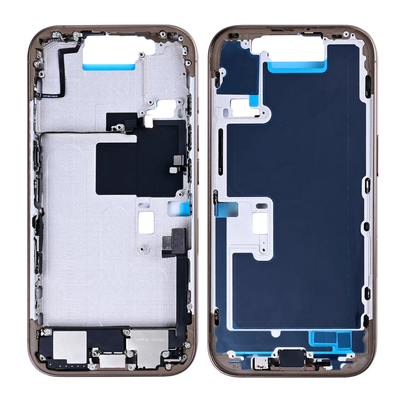 For iPhone 16 Pro Middle Frame Desert Titanium