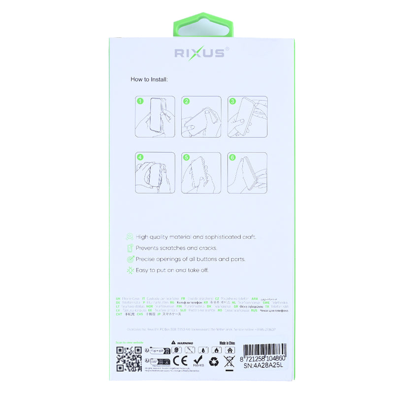 Rixus Anti-Burst Case With MagSafe For Xiaomi 15 Pro, 15S Pro Transparent