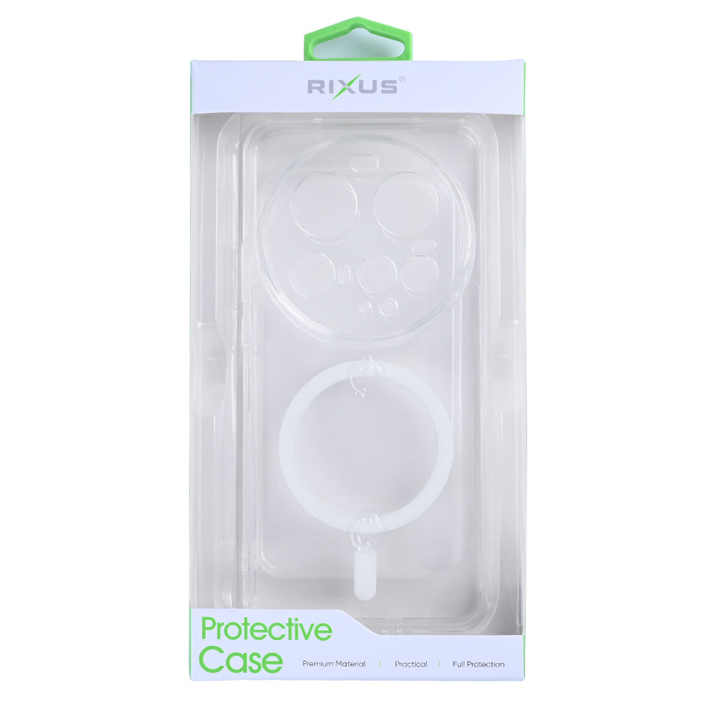 Rixus Anti-Burst Case With MagSafe Compatible For Xiaomi 15 Ultra Transparent