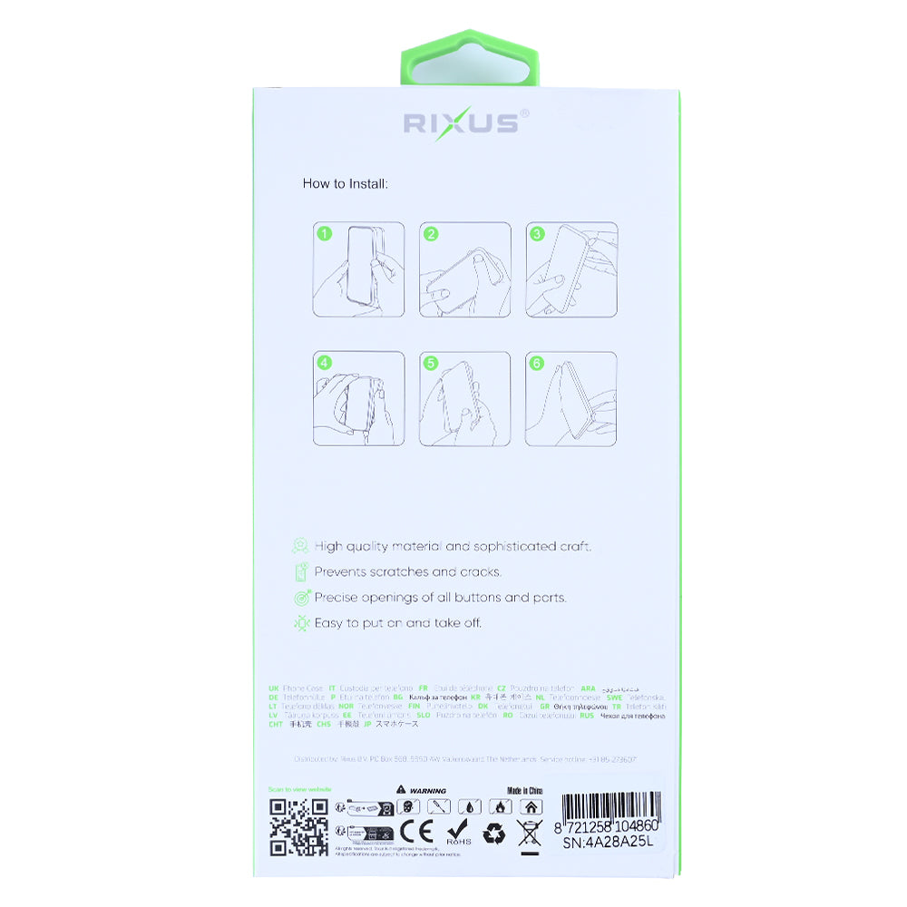 Rixus Anti-Burst Case With MagSafe Compatible For Xiaomi 15 Ultra Transparent