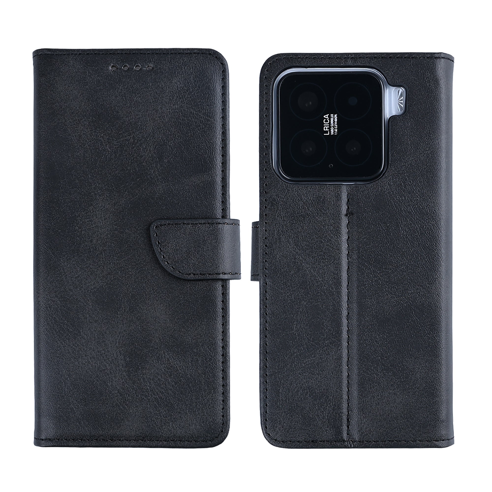 Rixus Bookcase For Xiaomi 15 Black