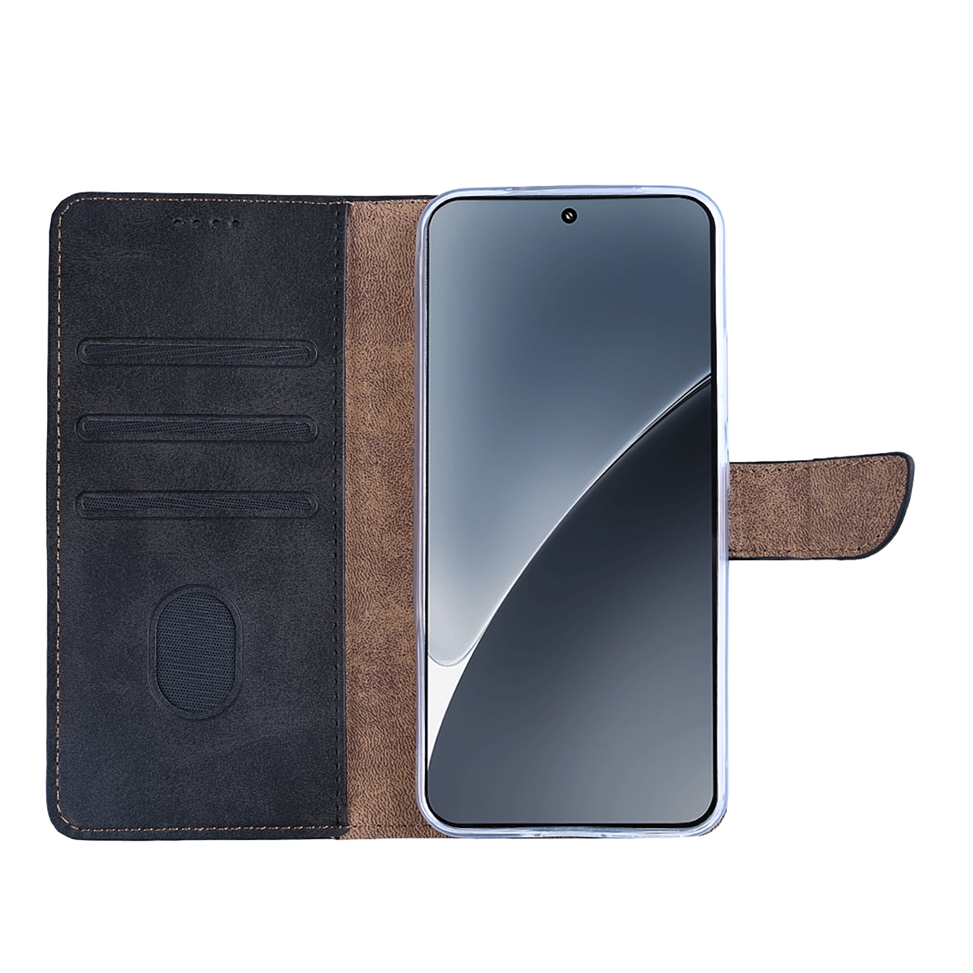 Rixus Bookcase For Xiaomi 15 Black