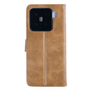 Rixus Bookcase For Xiaomi 15 Light Brown