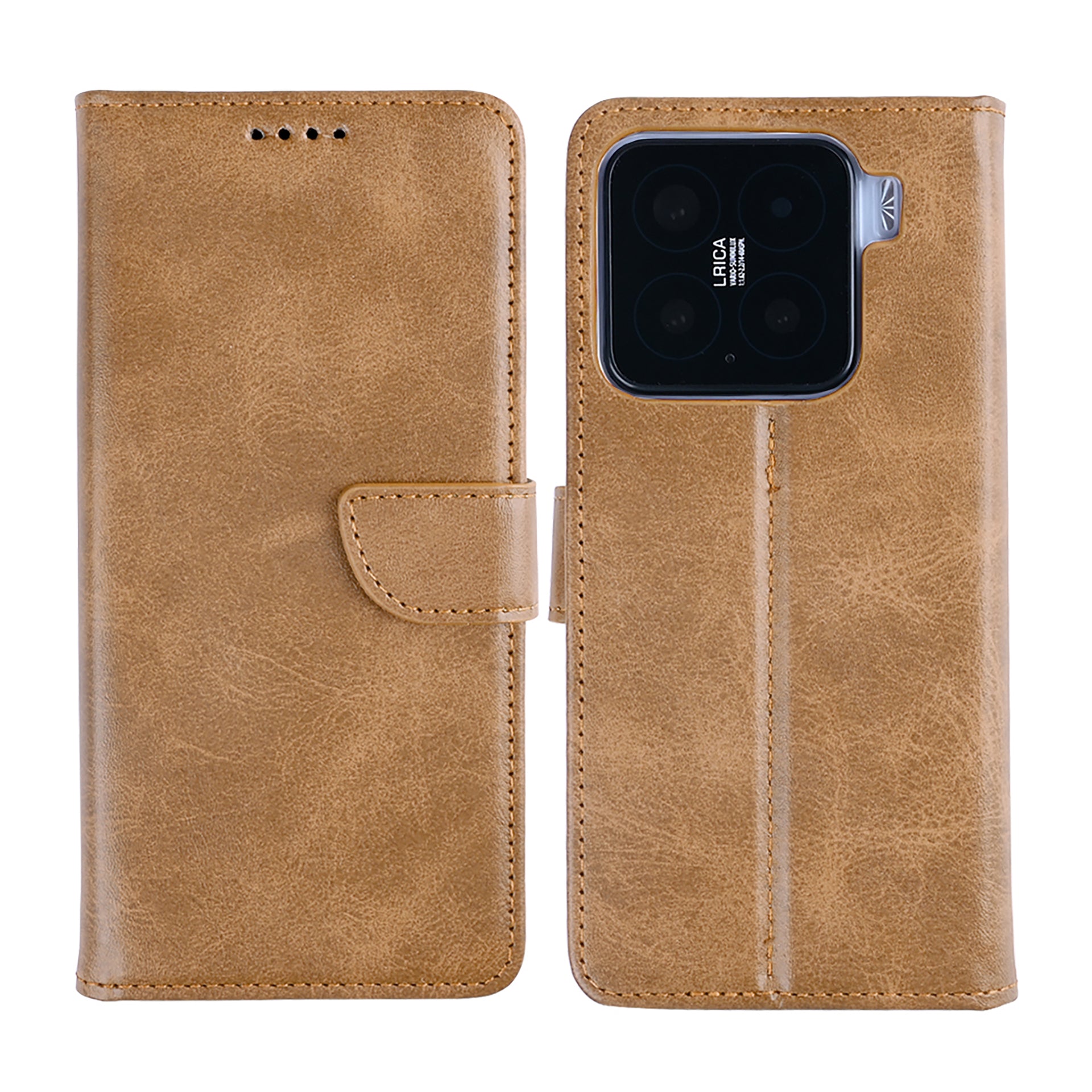 Rixus Bookcase For Xiaomi 15 Light Brown