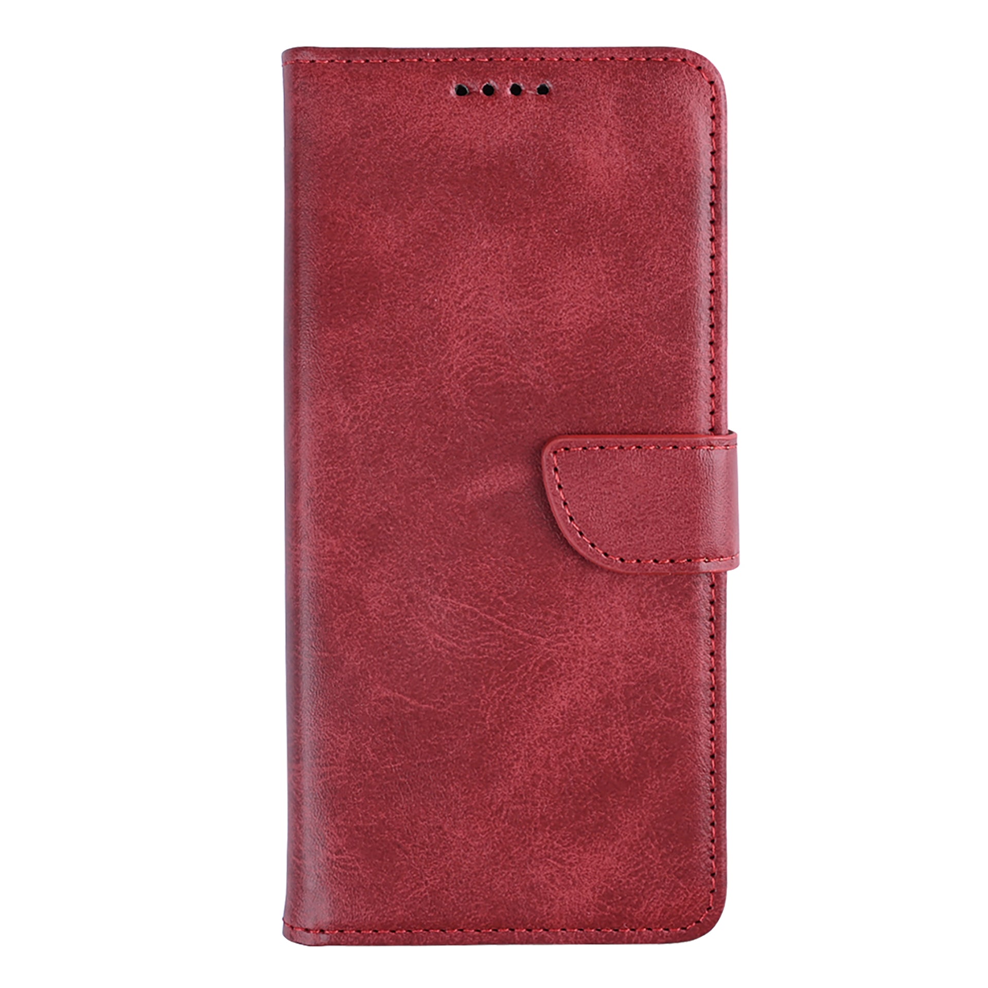 Rixus Bookcase For Xiaomi 15 Dark Red