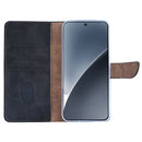 Rixus Bookcase For Xiaomi 15 Pro Black