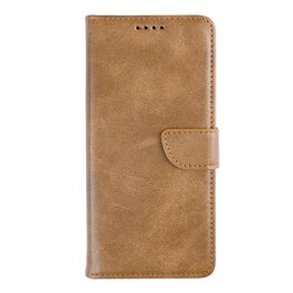 Rixus Bookcase For Xiaomi 15 Pro Light Brown
