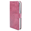 Rixus Bookcase For Xiaomi 15 Pro Pink