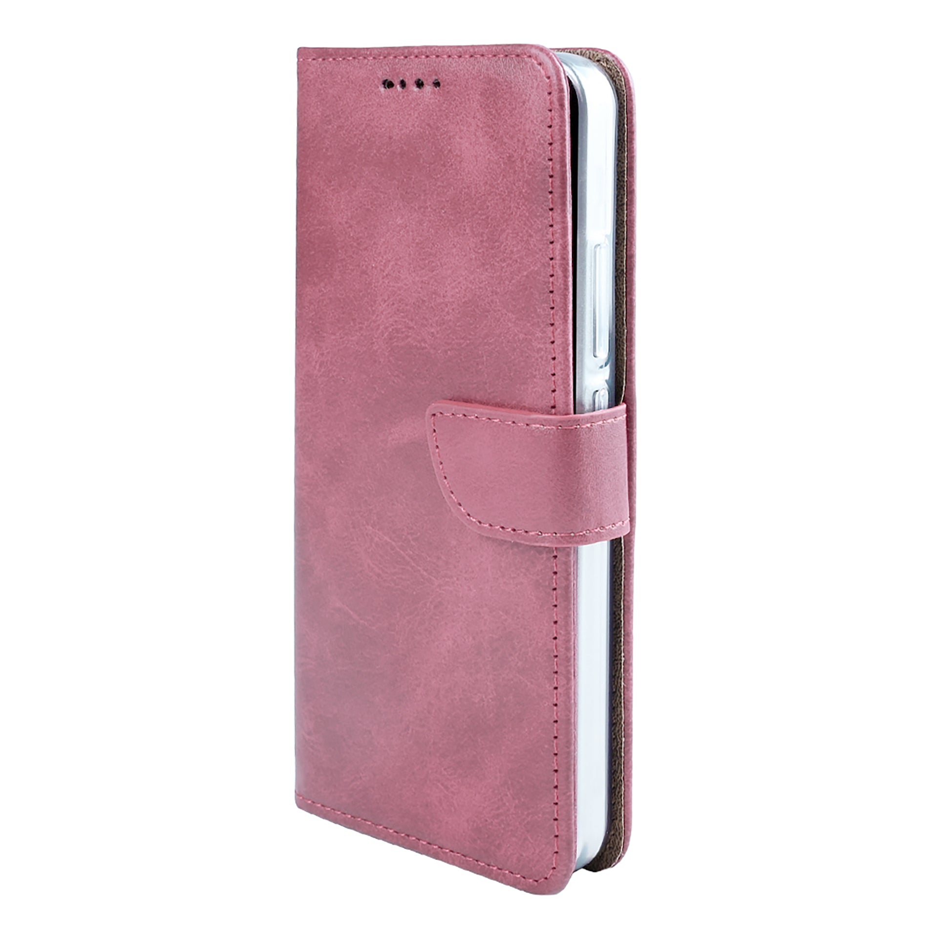 Rixus Bookcase For Xiaomi 15 Pro Pink