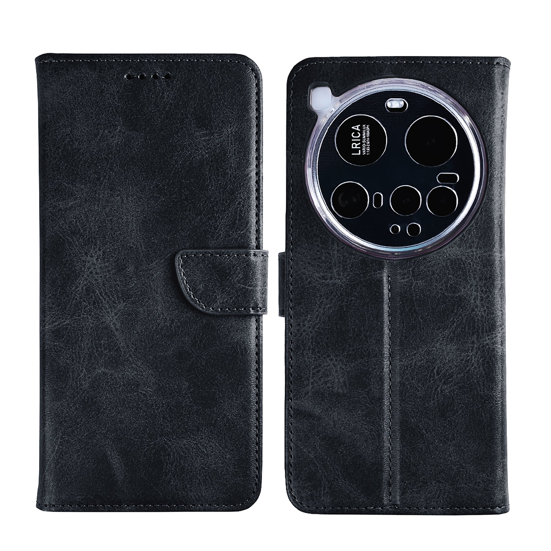 Rixus Bookcase For Xiaomi 15 Ultra Black