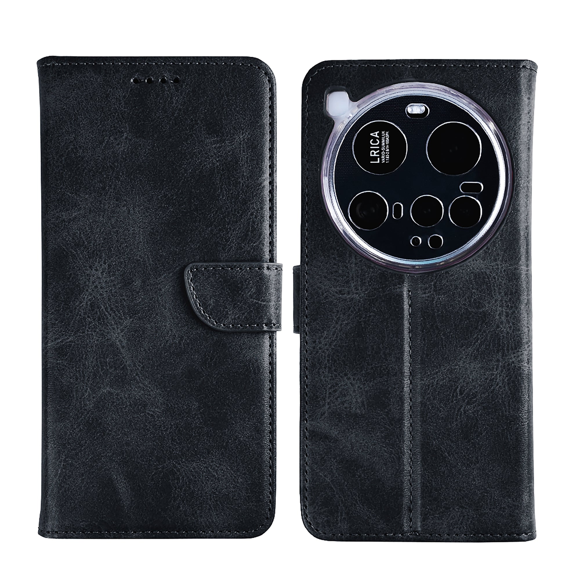Rixus Bookcase For Xiaomi 15 Ultra Black