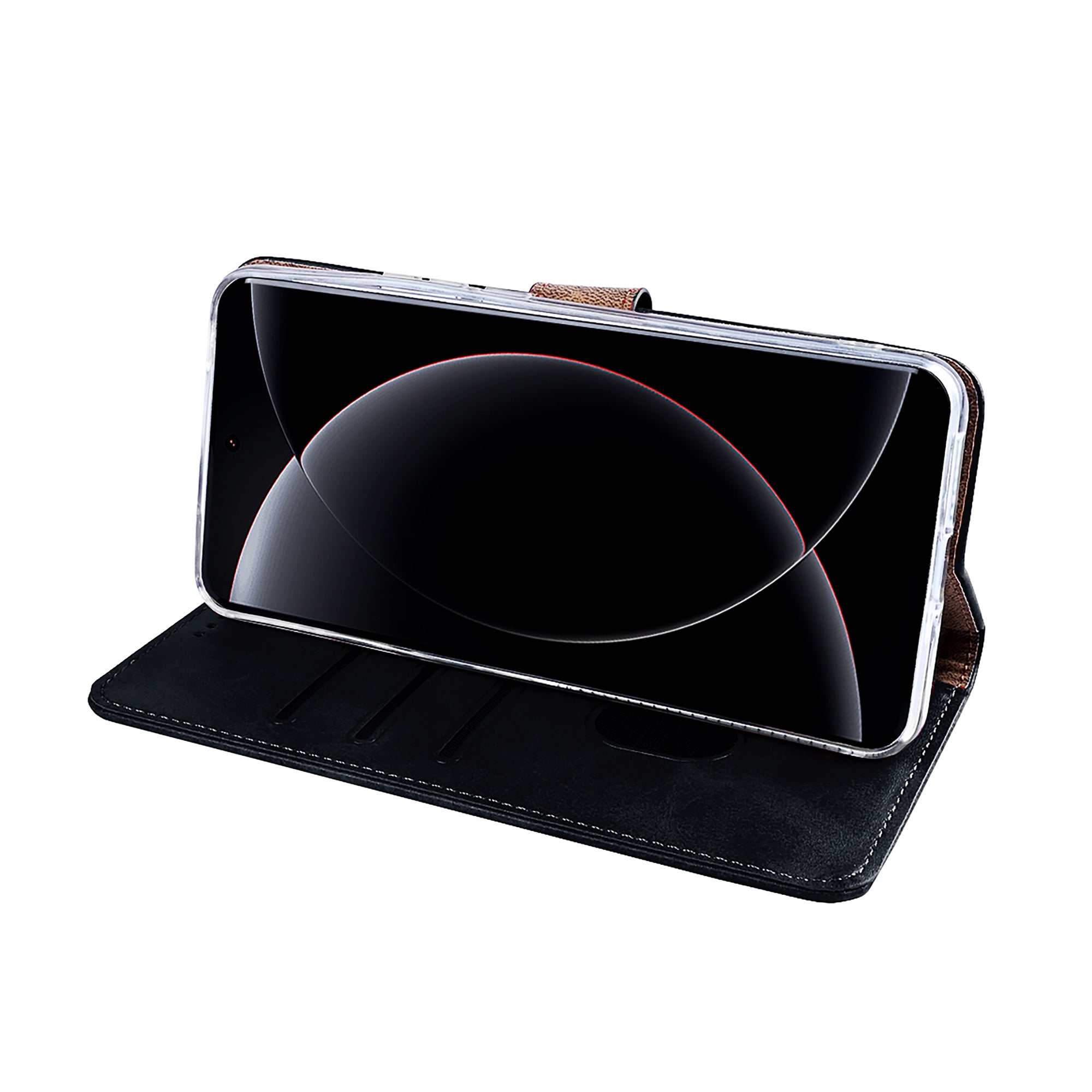 Rixus Bookcase For Xiaomi 15 Ultra Black