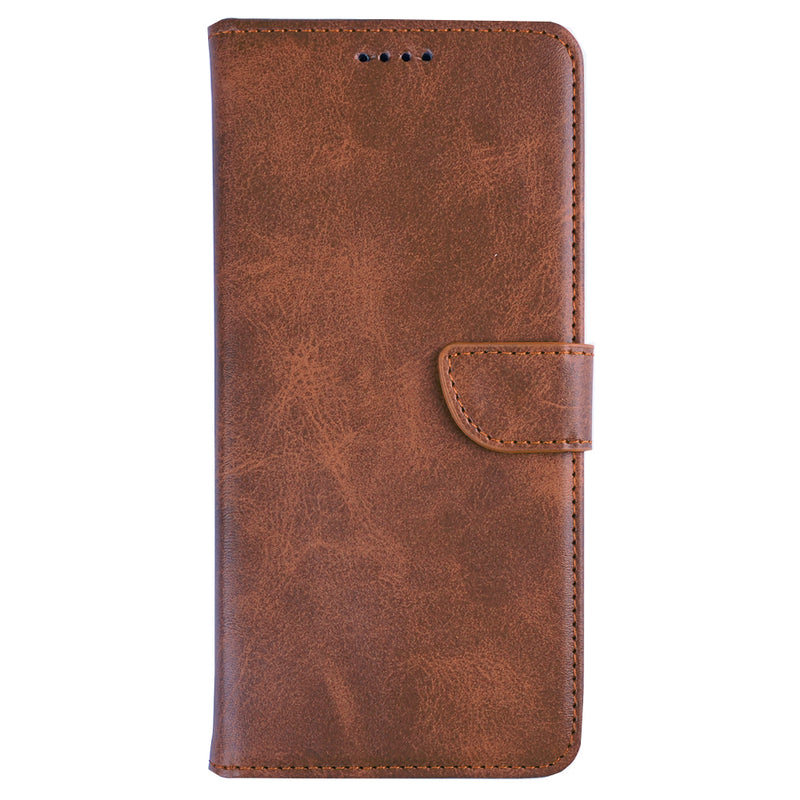 Rixus Bookcase For Xiaomi 15 Ultra Brown
