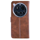 Rixus Bookcase For Xiaomi 15 Ultra Brown