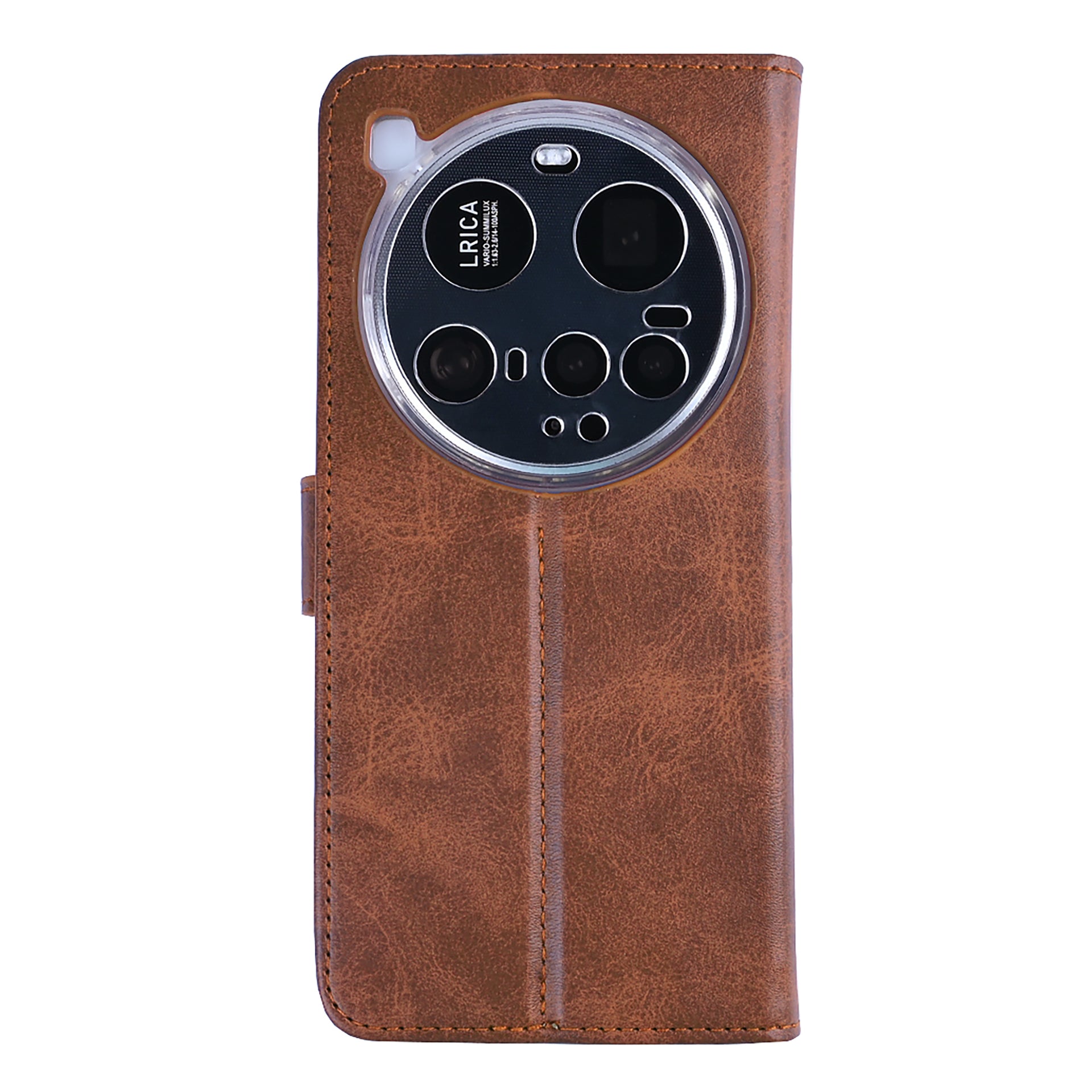 Rixus Bookcase For Xiaomi 15 Ultra Brown