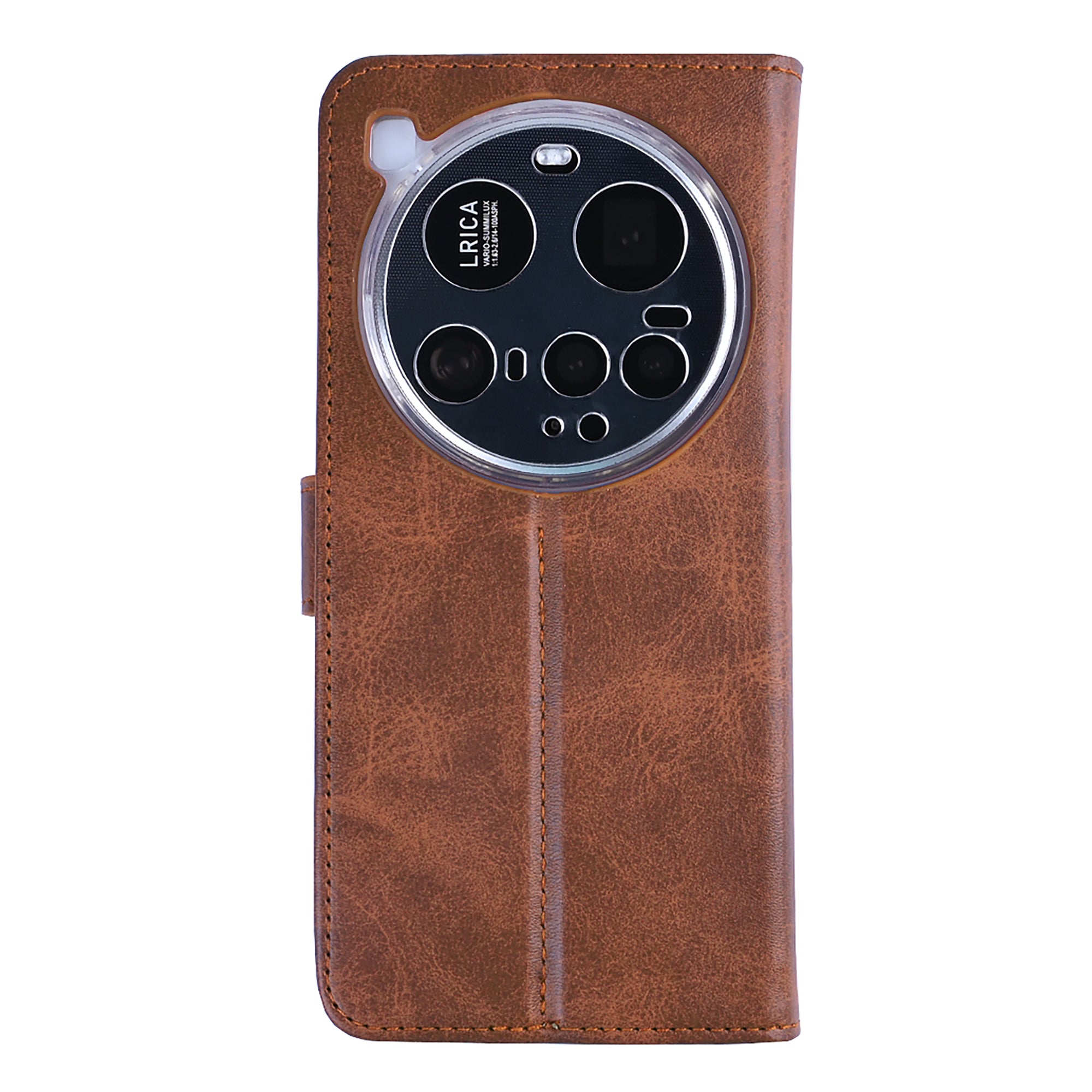 Rixus Bookcase For Xiaomi 15 Ultra Brown