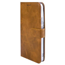 Rixus Bookcase For Xiaomi 15 Ultra Light Brown