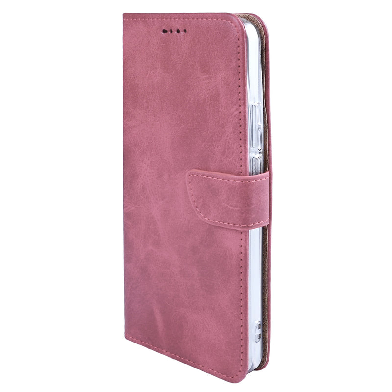 Rixus Bookcase For Xiaomi 15 Ultra Pink