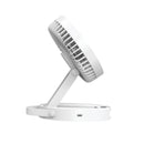 Rixus RXBF03 Portable Desktop Battery Fan White