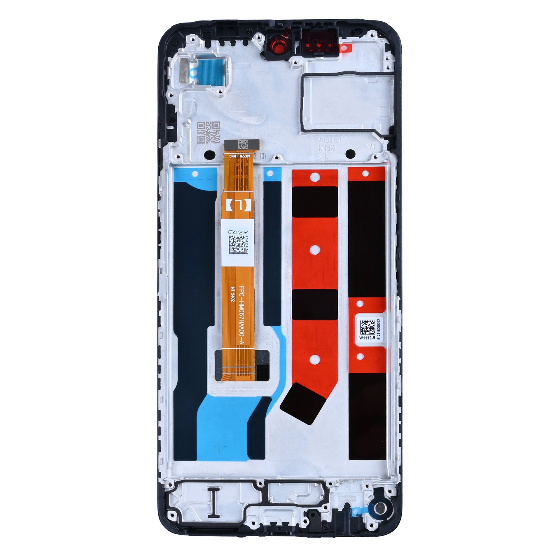 Oppo A80 Display And Digitizer With Frame Black OEM