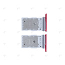 Samsung Galaxy S25 S931B, S25 Plus S936B Sim Card Holder Coral Red OEM
