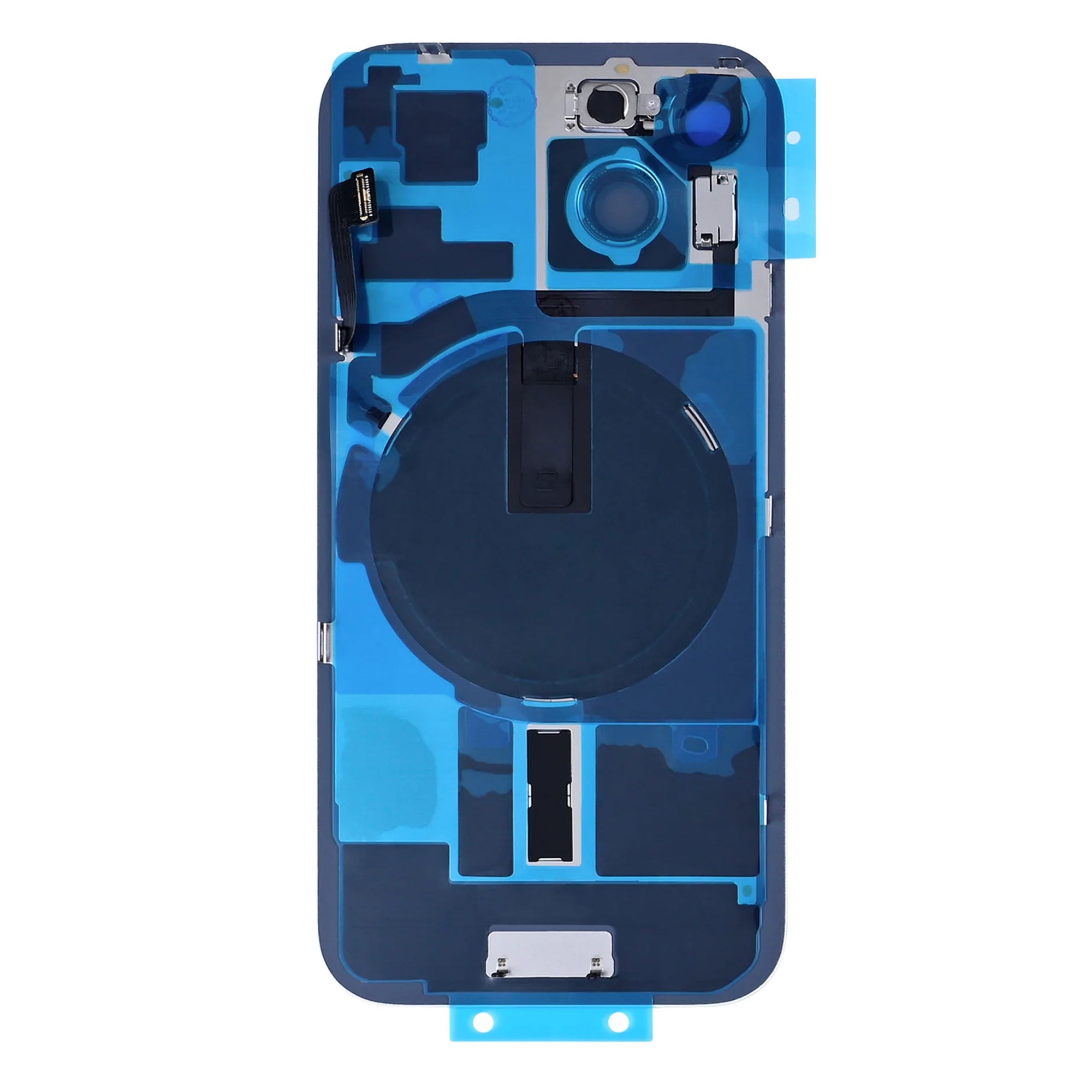 For Apple iPhone 15 Back Glass With NFC, Enlarged Camera Frame Green Compatible