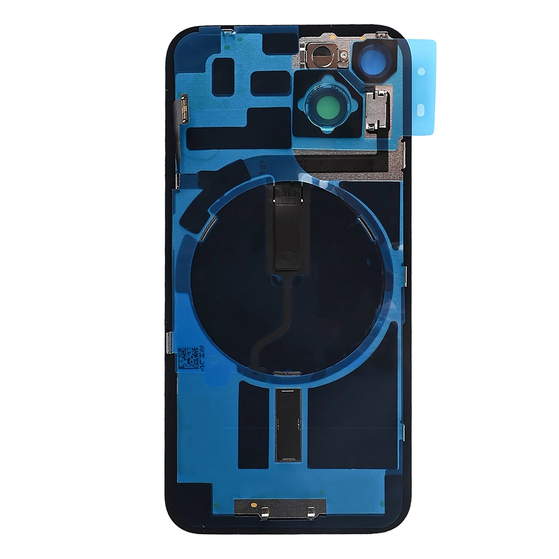 For Apple iPhone 14 Back Glass With NFC, Enlarged Camera Frame Midnight Compatible