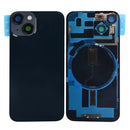 For Apple iPhone 14 Back Glass With NFC, Enlarged Camera Frame Midnight Compatible