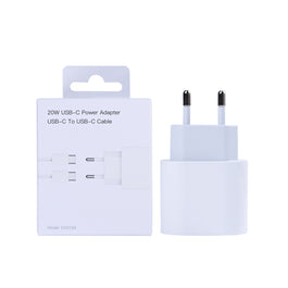 Power Adapter CH2124 With USB-C To USB-C Cable 100cm 20W White Retail Box