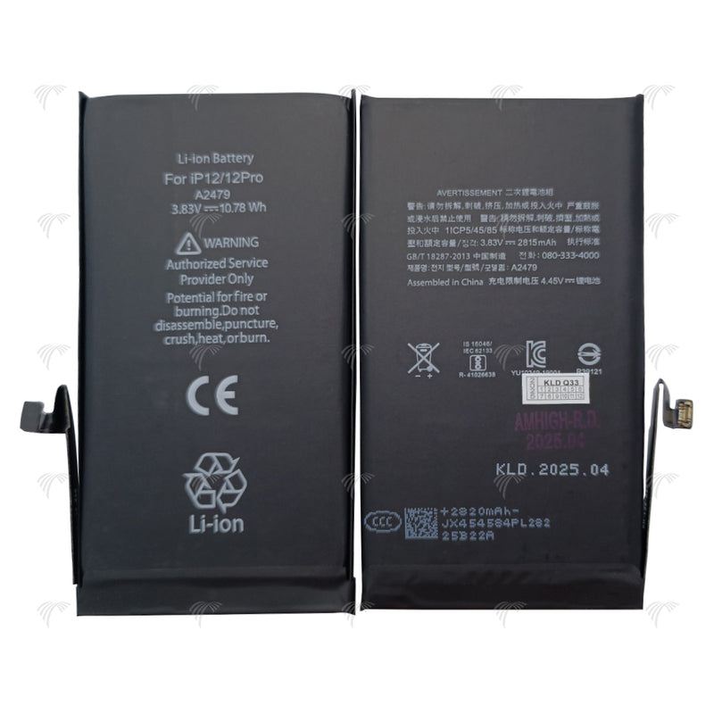 For iPhone 12, 12 Pro Run Diagnostics Battery OEM