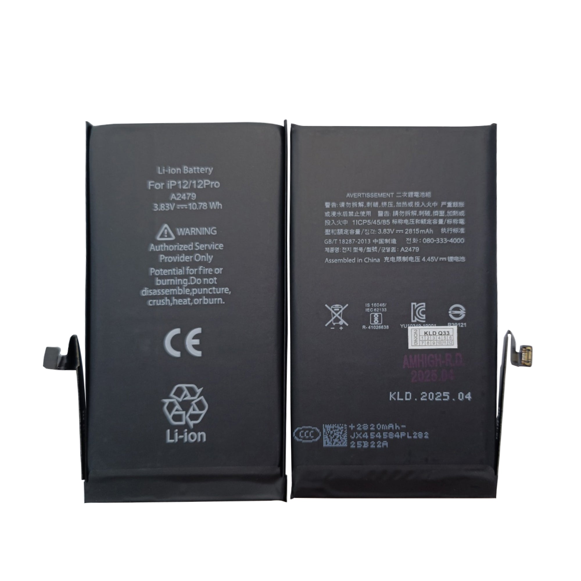 For Apple iPhone 12, 12 Pro Run Diagnostics Battery OEM