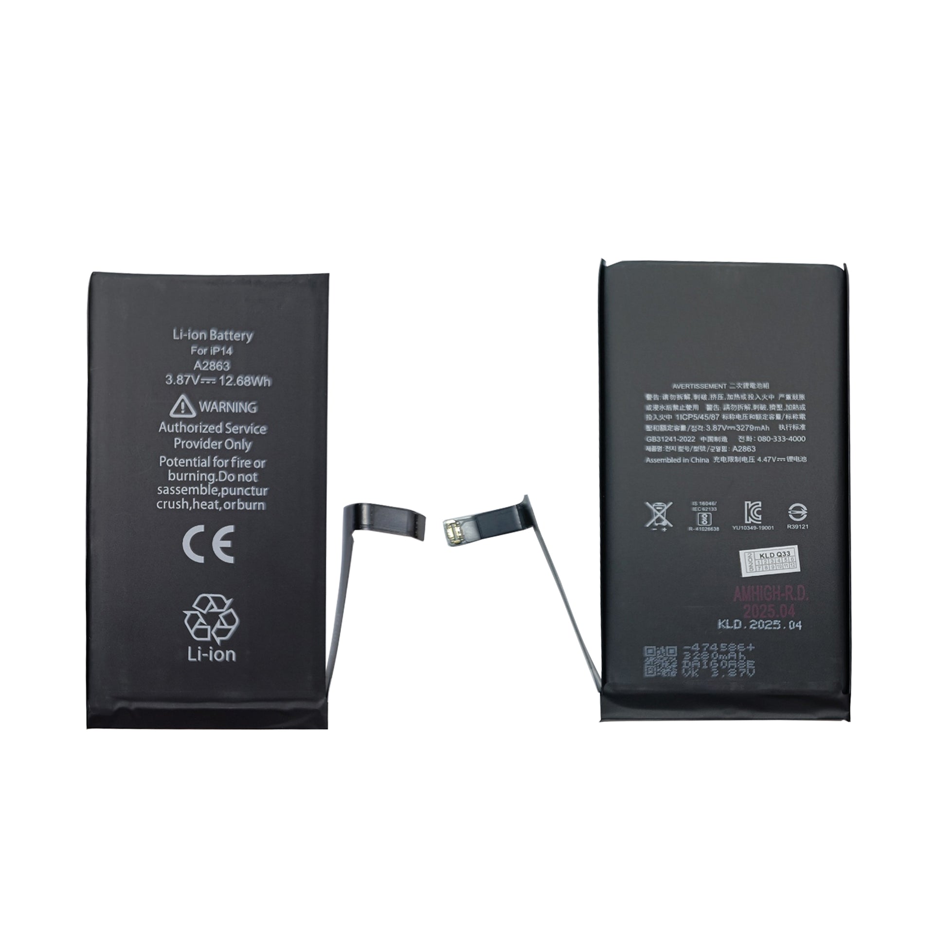 For Apple iPhone 14 Battery Run Diagnostics Battery OEM