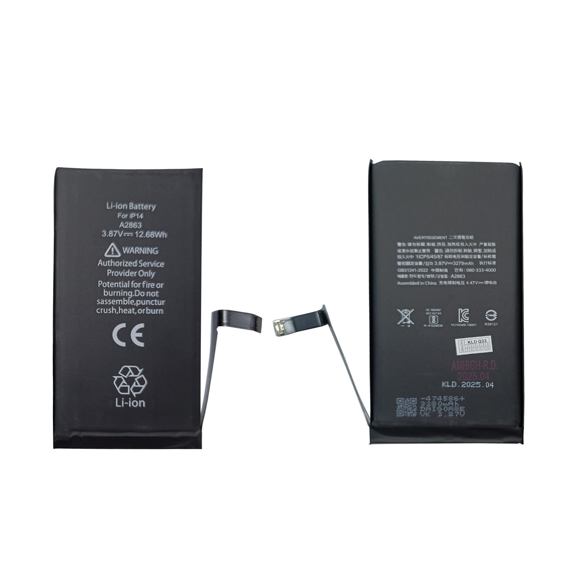 For Apple iPhone 14 Battery Run Diagnostics Battery OEM