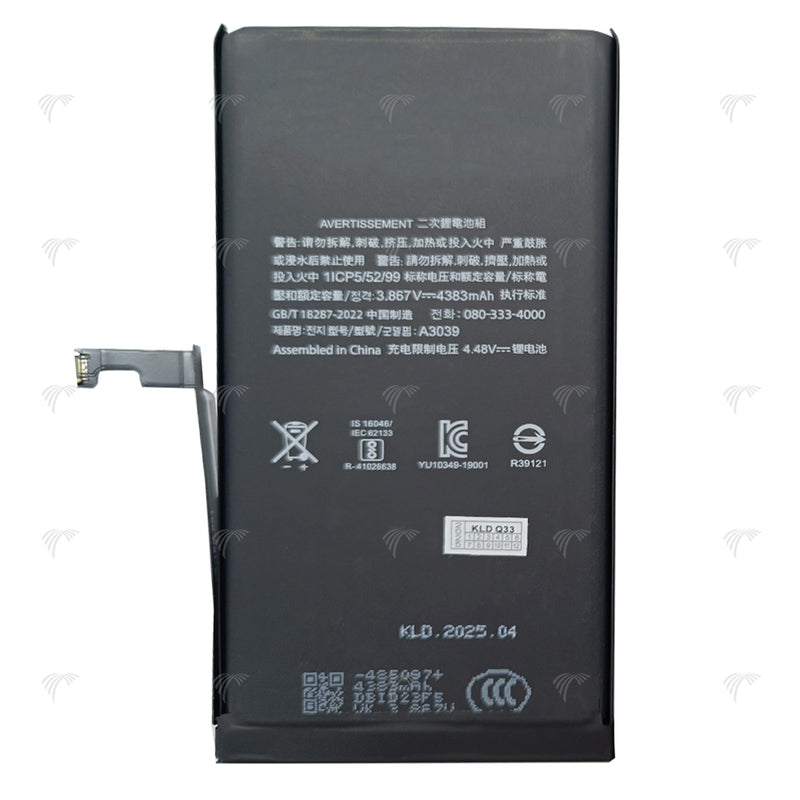 For iPhone 15 Plus Run Diagnostics Battery OEM