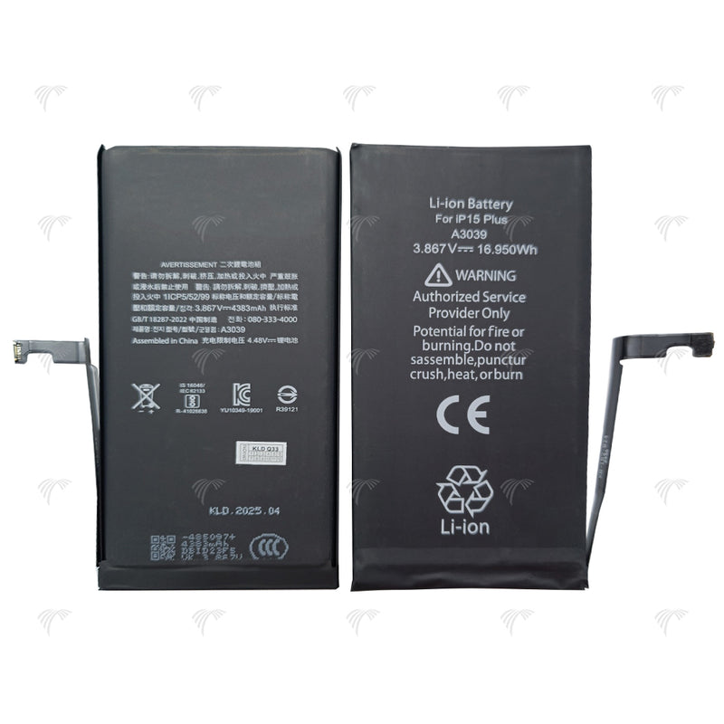For iPhone 15 Plus Run Diagnostics Battery OEM