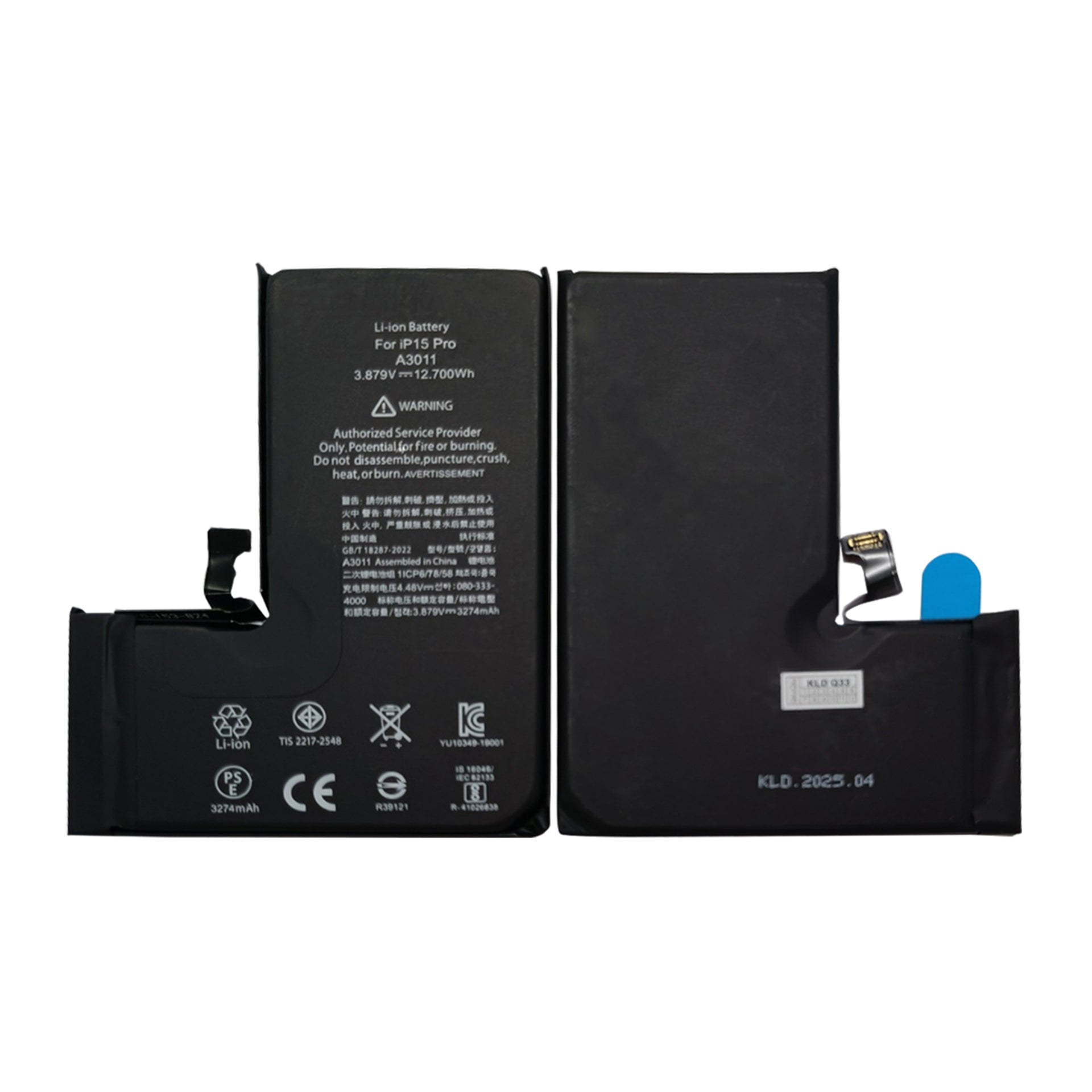 For Apple iPhone 15 Pro Run Diagnostics Battery OEM