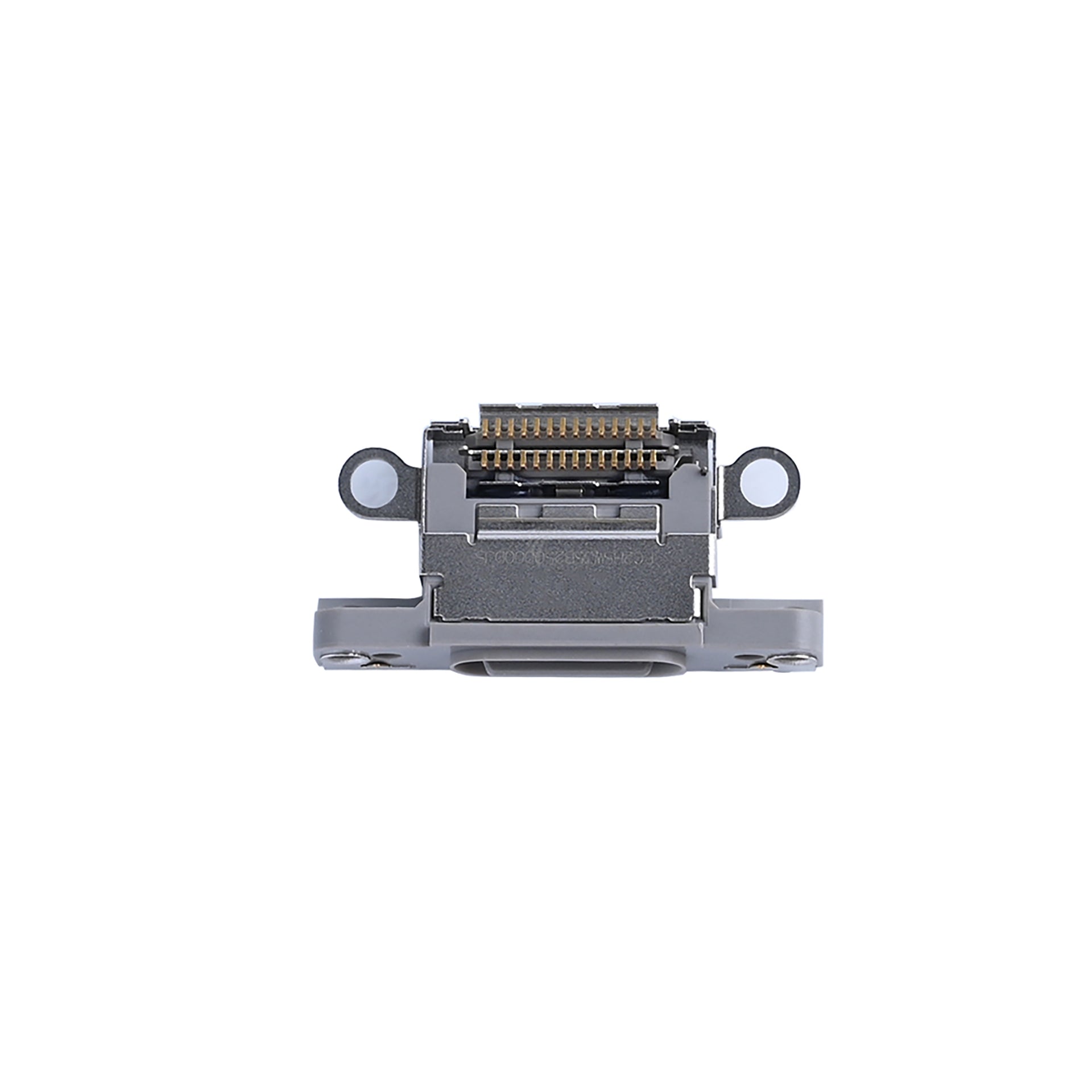 For Apple iPhone 16 Pro, 16 Pro Max System Charging Port White Titanium Pulled (10pcs)