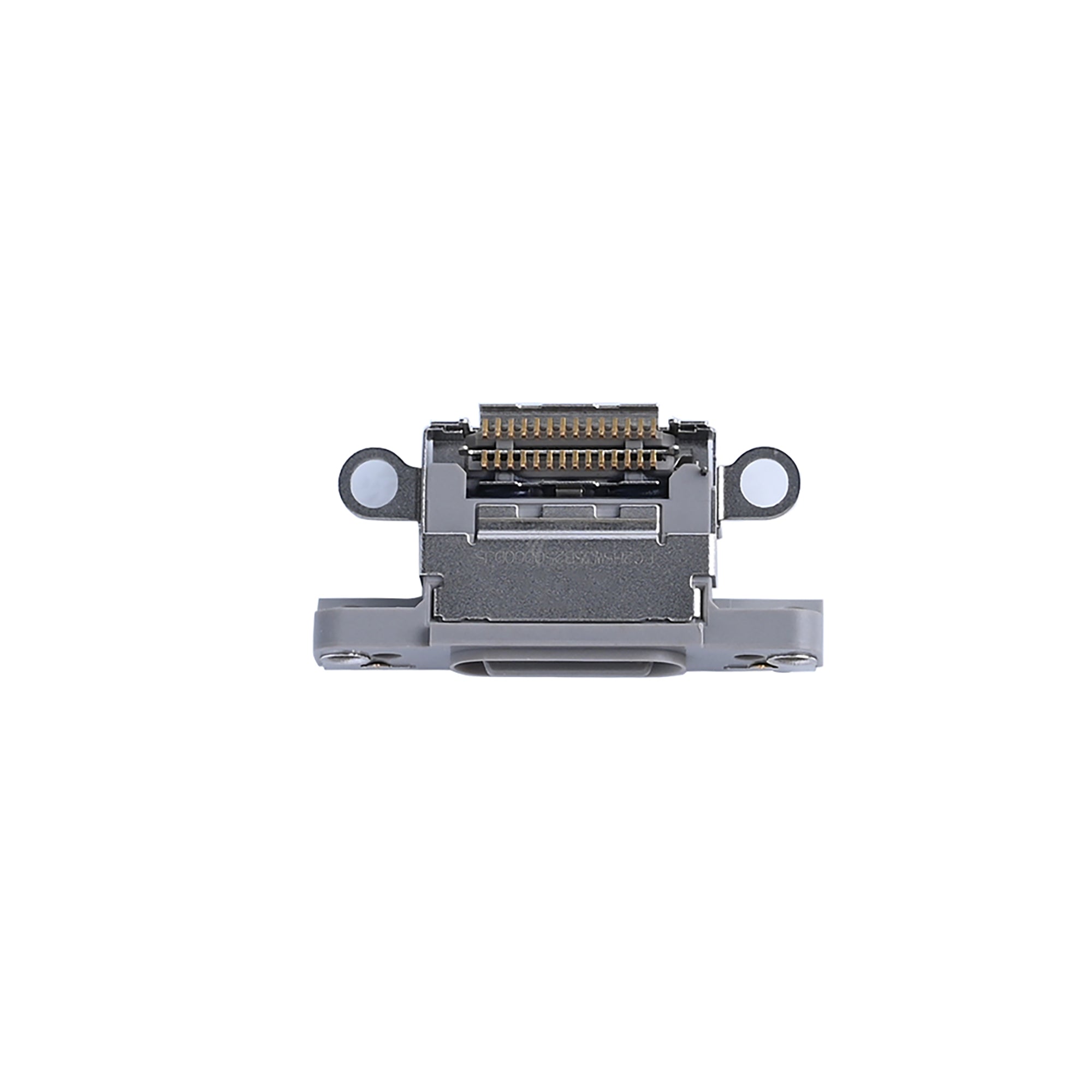For Apple iPhone 16 Pro, 16 Pro Max System Charging Port White Titanium Pulled (10pcs)