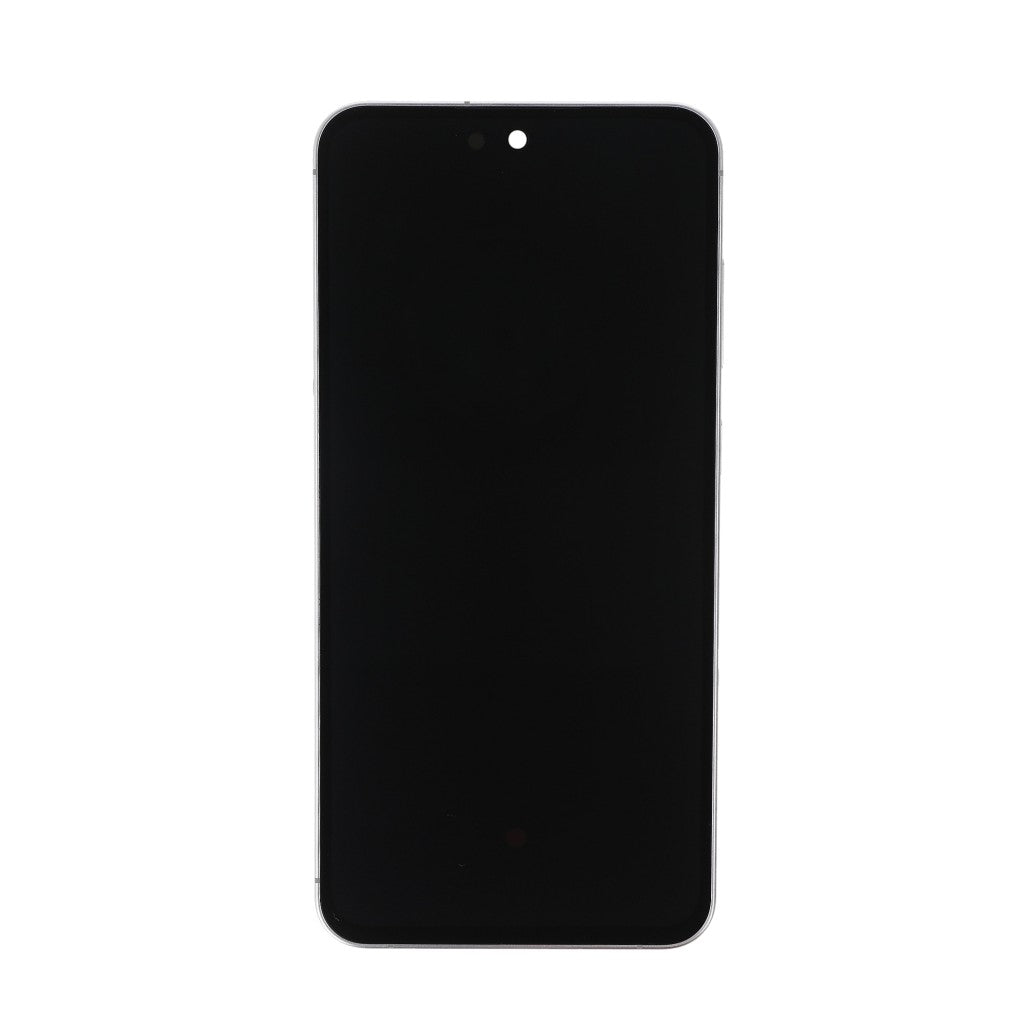 Samsung Galaxy S24 FE S721B Display And Digitizer With Frame Silver Pre-Assembled