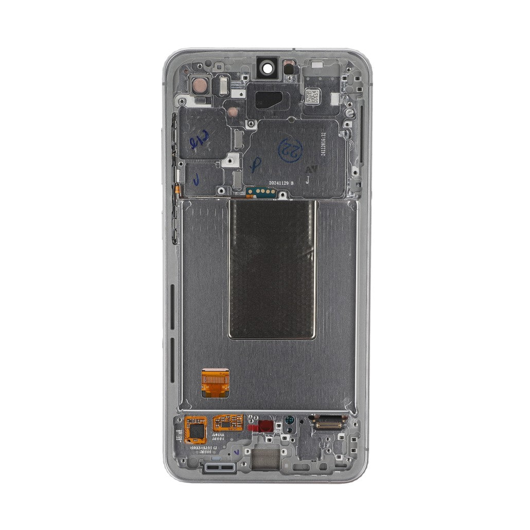 Samsung Galaxy S24 FE S721B Display And Digitizer With Frame Silver Pre-Assembled