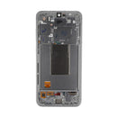 Samsung Galaxy S24 FE S721B Display And Digitizer With Frame Silver Pre-Assembled