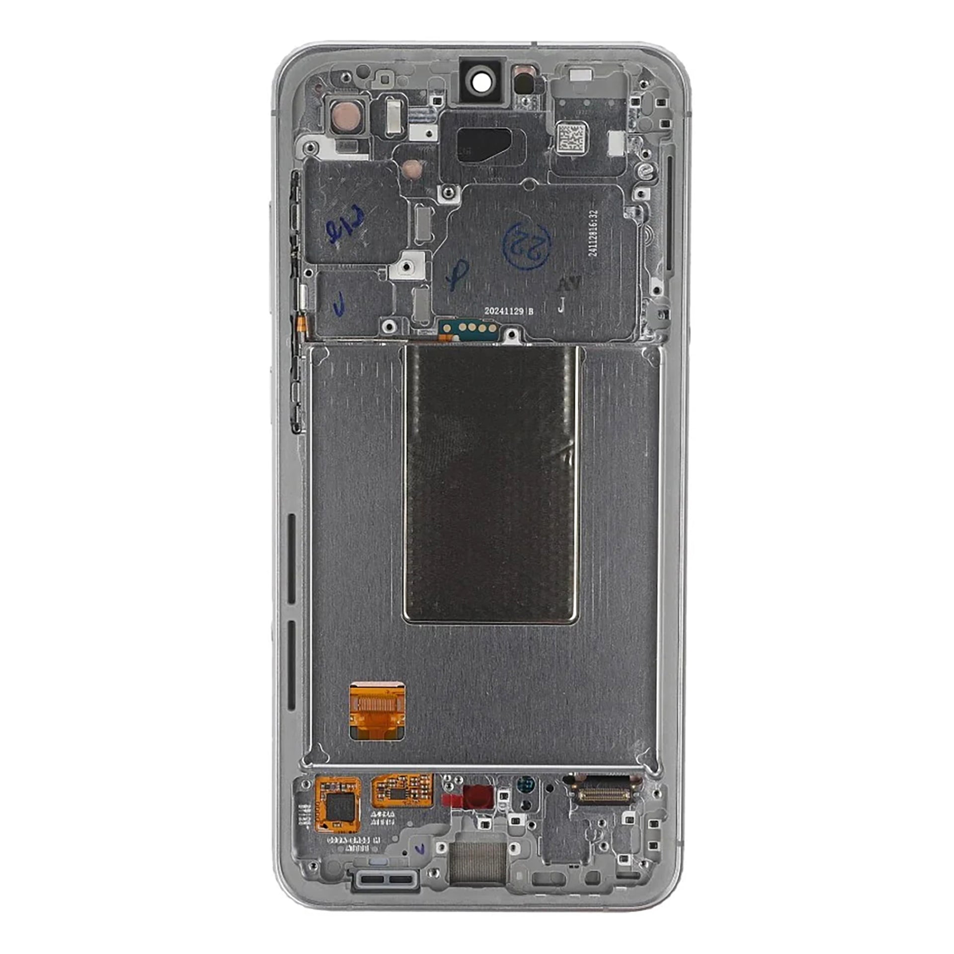 Samsung Galaxy S24 FE S721B Display And Digitizer With Frame Silver Pre-Assembled