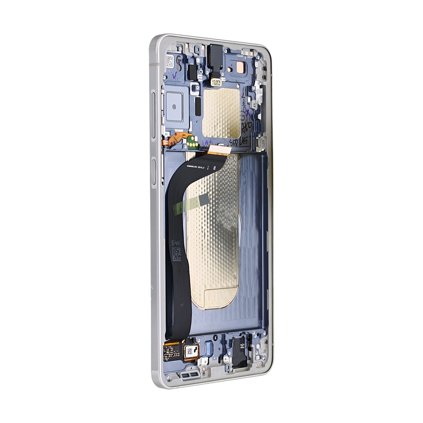 Samsung Galaxy S25 Edge S937B Display And Digitizer With Frame Titanium Silver Service Pack