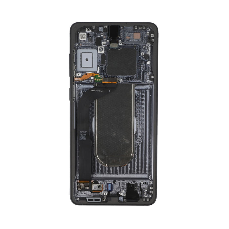 Samsung Galaxy S25 Edge S937B Display And Digitizer With Frame Titanium Jetblack Service Pack