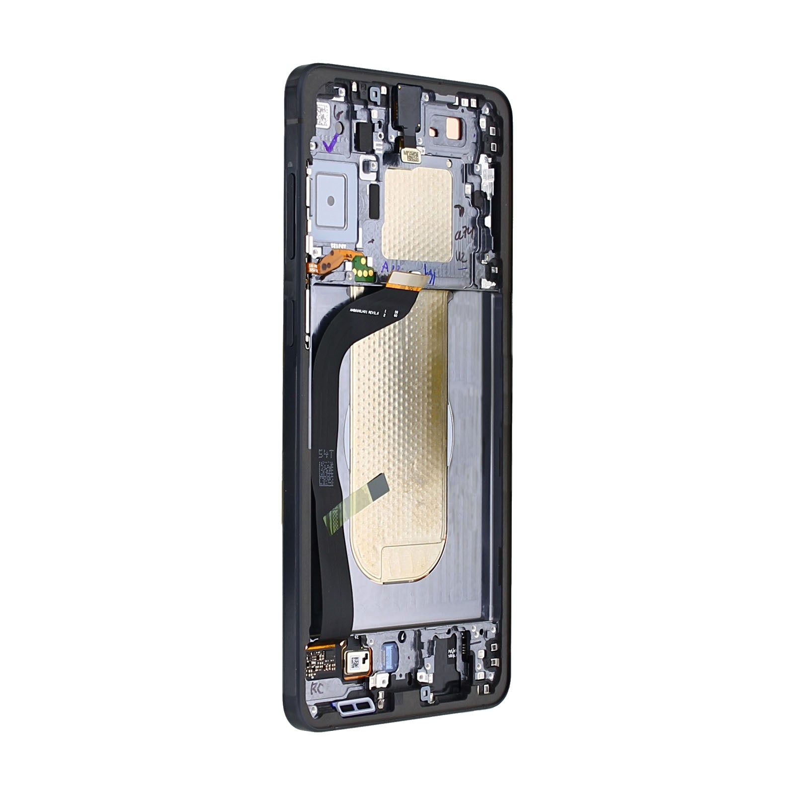 Samsung Galaxy S25 Edge S937B Display And Digitizer With Frame Titanium Jetblack Service Pack