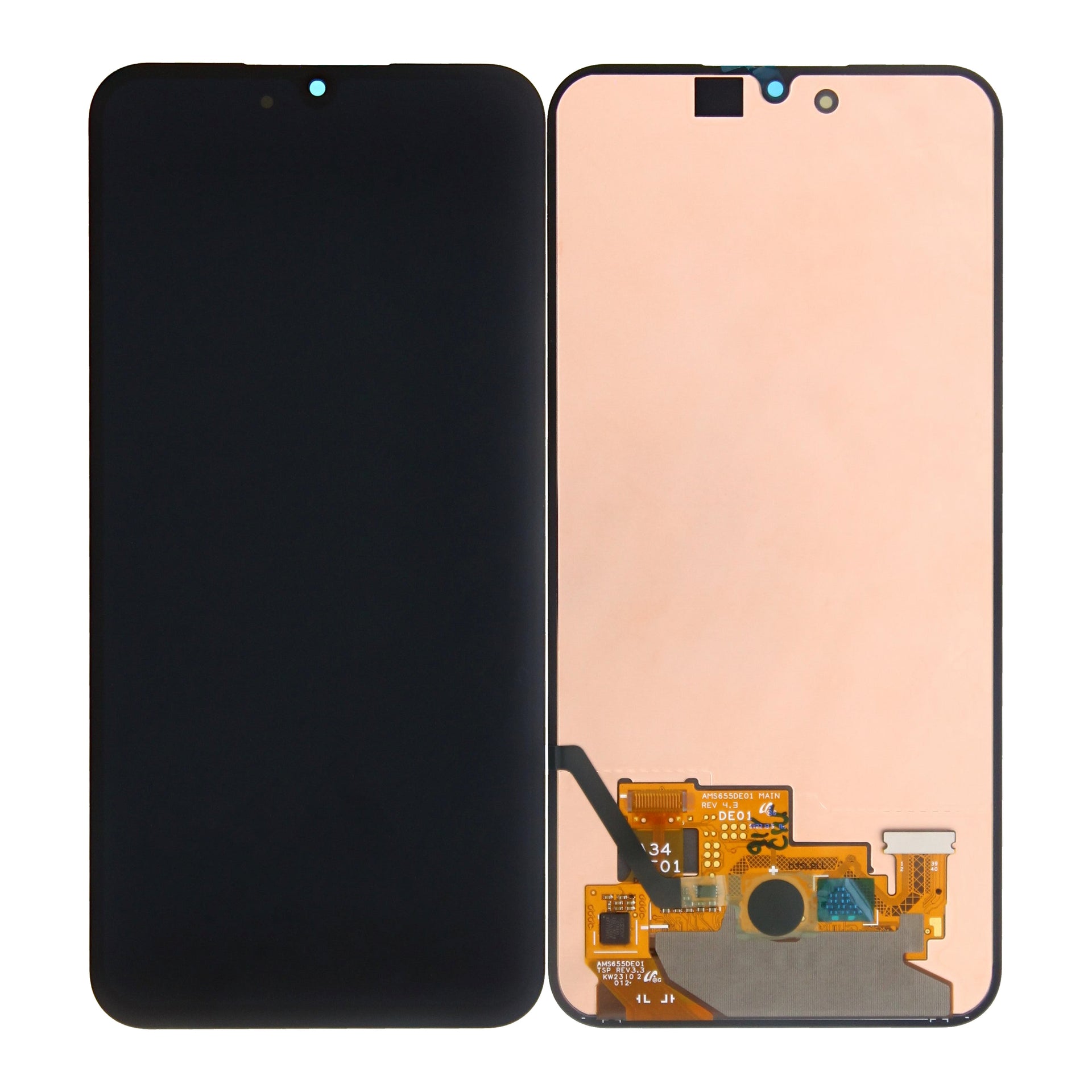 Samsung Galaxy A34 A346B Display And Digitizer Without Frame Black Service Pack