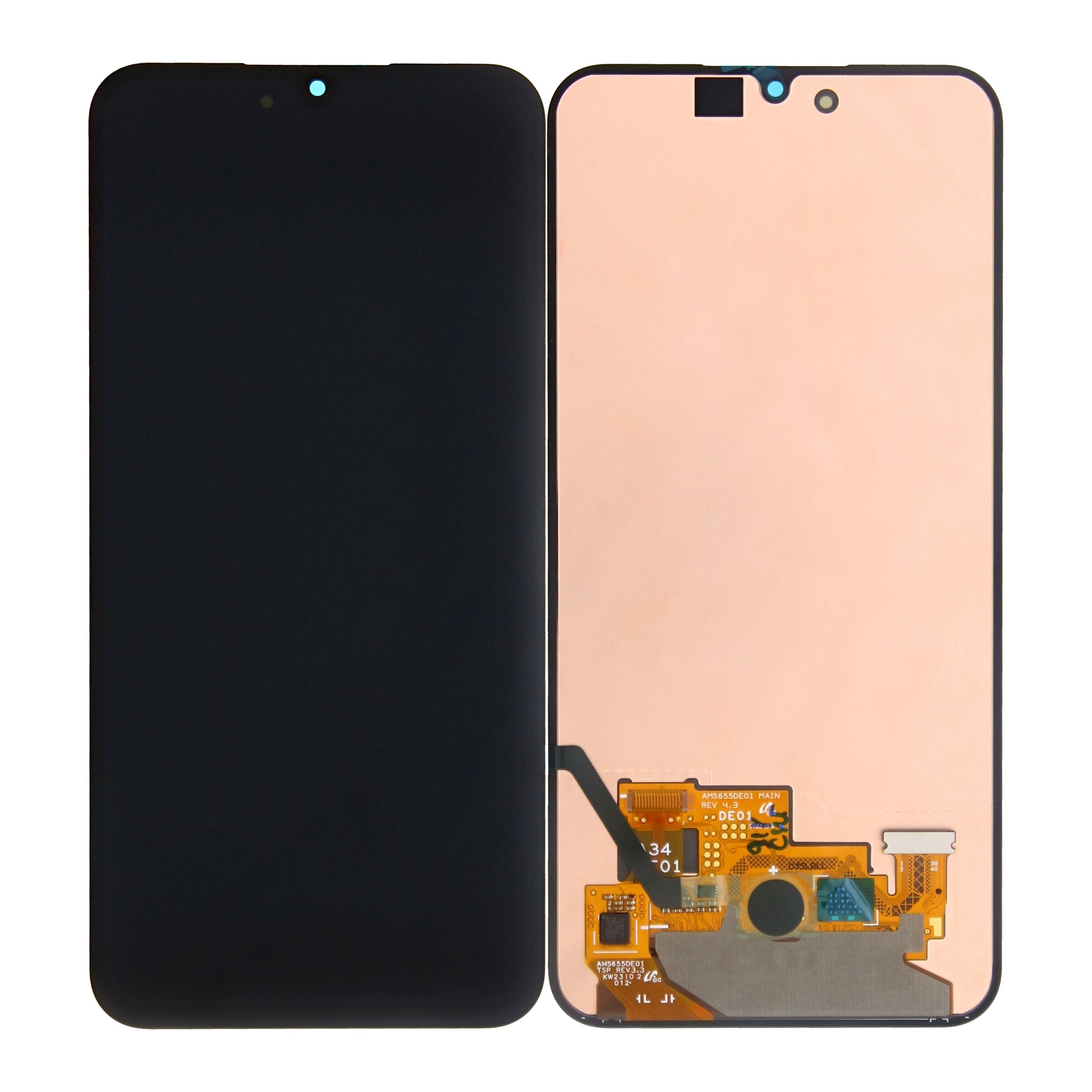 Samsung Galaxy A34 A346B Display And Digitizer Without Frame Black Service Pack
