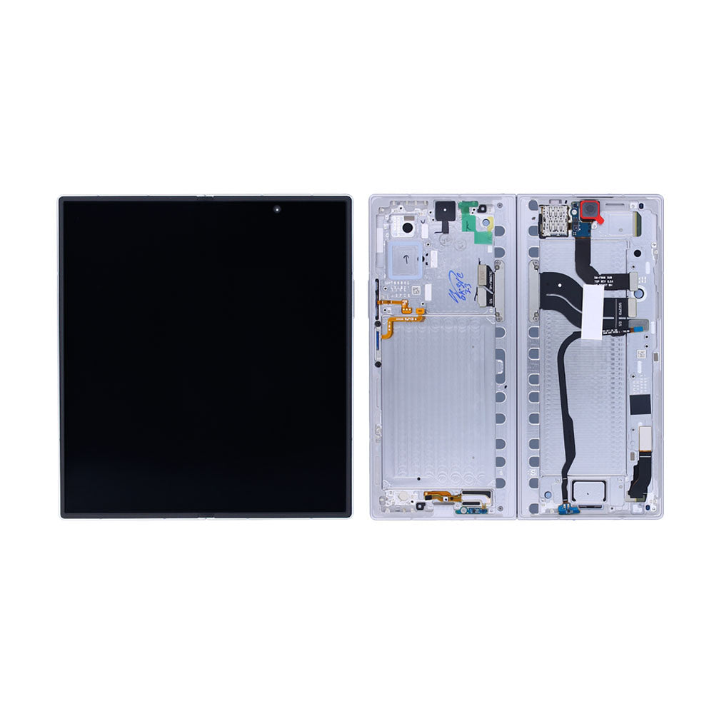 Samsung Galaxy Z Fold7 F966B Main Display And Digitizer With Frame Silver Shadow Service Pack